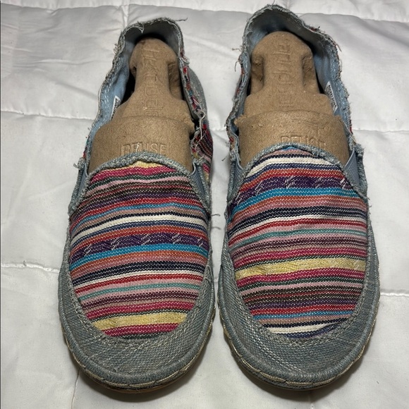 Rocket Dog Wheelie Summer Throw Multicolor Striped Slip-On Shoes sz 7 - Picture 2 of 9